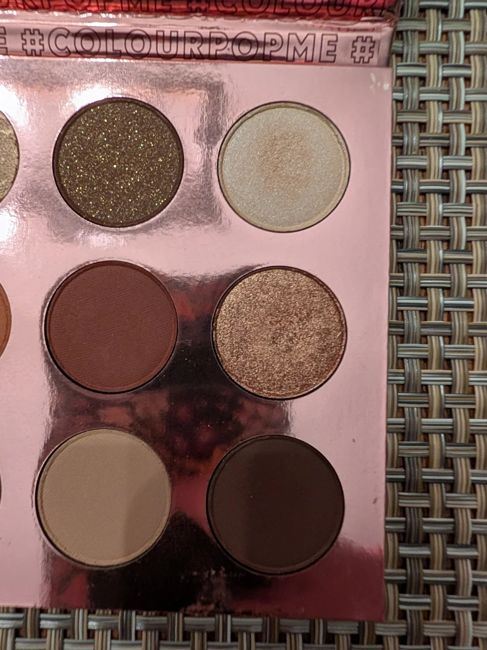 ColourPop Double Entendre Eyeshadow Palette - Warm Brown & Gold Shades
